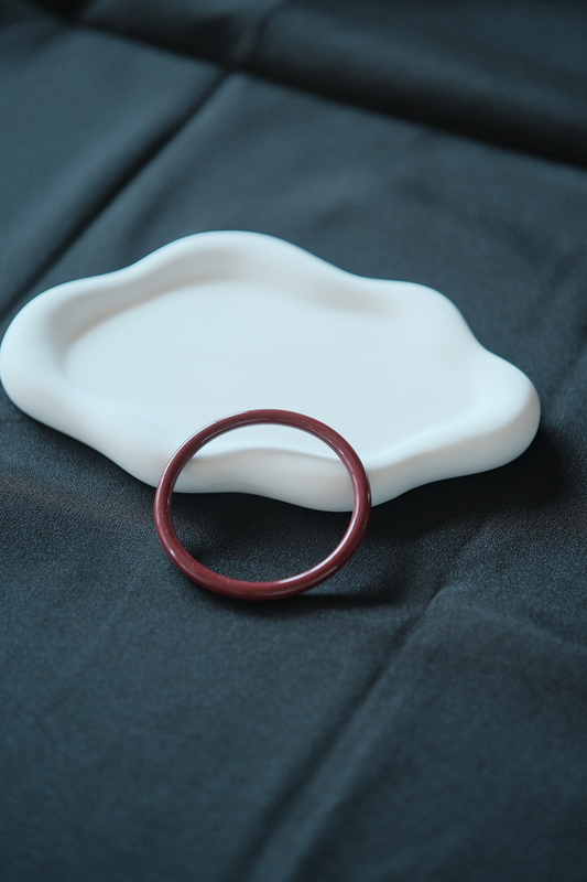 Vermilion Heart Bracelet