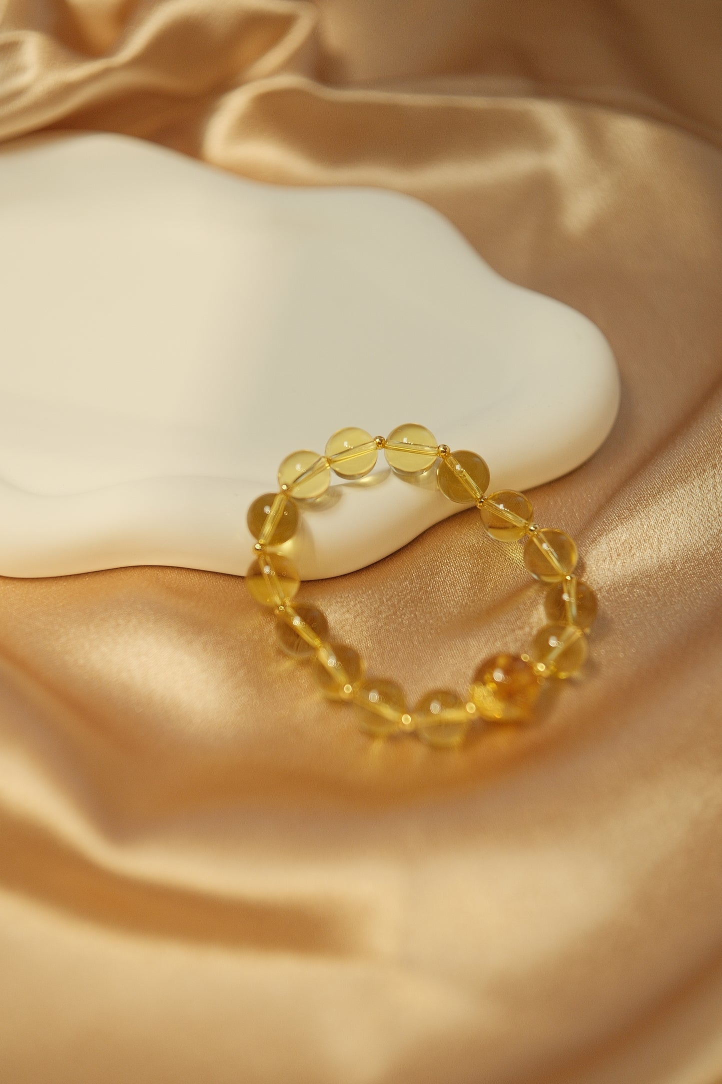 Citrine Halo Bracelet